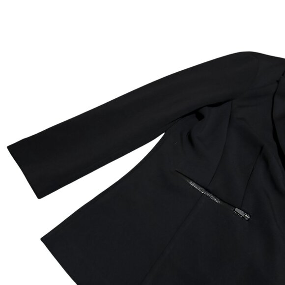 Lane Bryant Journey Black Blazer Button-Down Scuba Stretch Plus Size 22 Women's - Picture 5 of 14